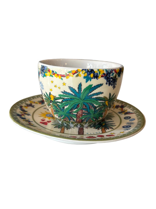 Palm Paradise Coffee Cup