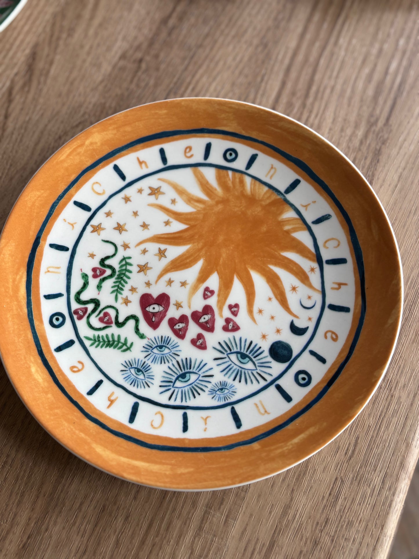 Sun Dessert Plate