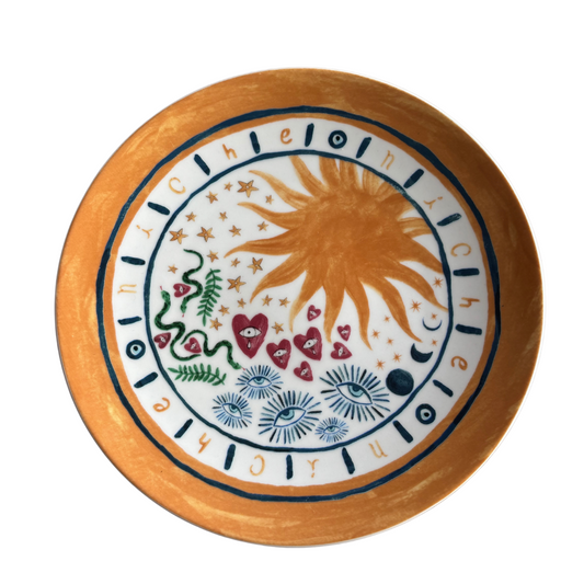Sun Dessert Plate