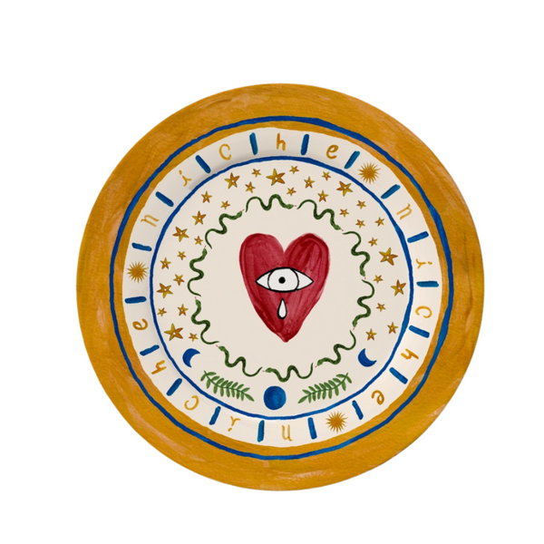 Serpent Heart Dessert Plate