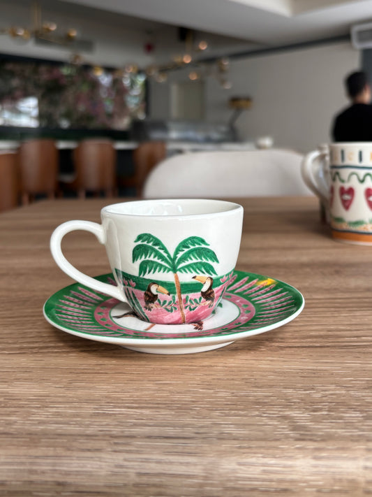Tropical Coffee Cup