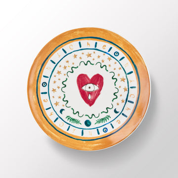 Serpent Heart Dessert Plate